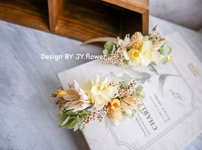 小花款永生乾燥手腕花【初夏】2