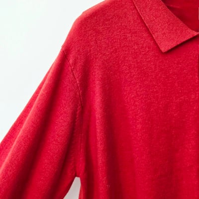 日本製純棉小領子開釦罩衫2