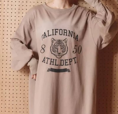 純棉虎紋印花連身裙3