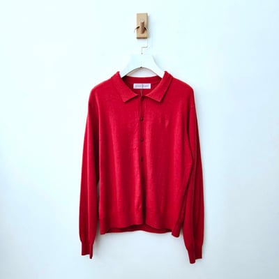 日本製純棉小領子開釦罩衫1