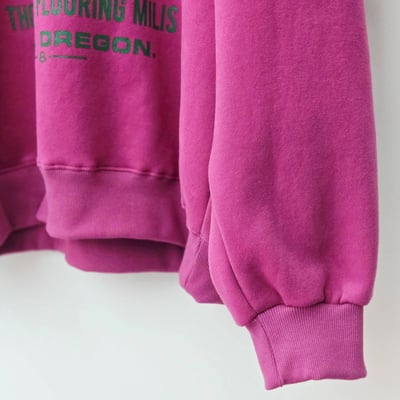 桃紅玫瑰鋪棉長版上衣5