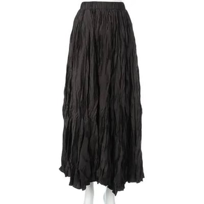 日本設計師款 水洗復古緞面長裙1