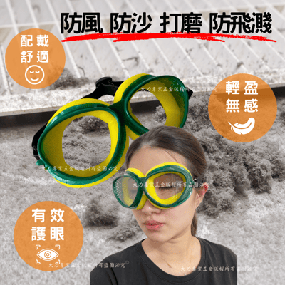 海綿防塵護目鏡2