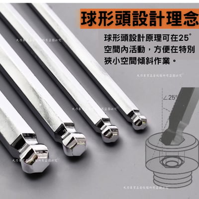 彩色柄內六角板手3