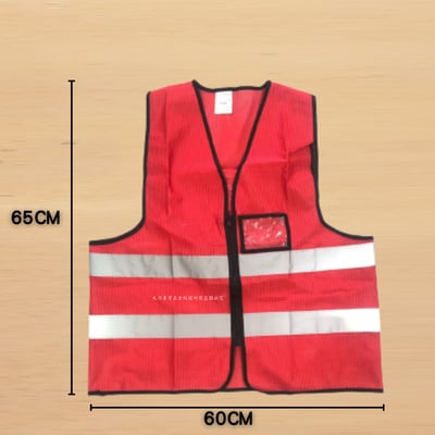 附袋拉鍊反光背心3