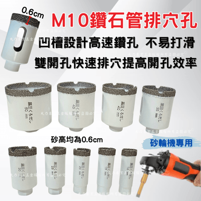 鑽石管冷卻蠟開孔器3