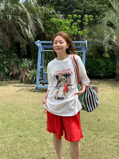 韓國🇰🇷Summer Cream Tee 🍦4