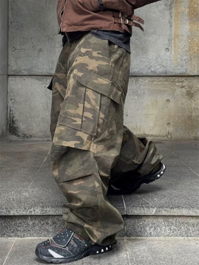 立體剪裁 迷彩工裝褲3