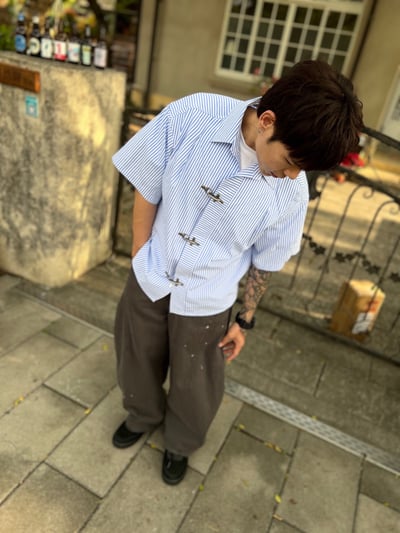 消防扣短袖襯衫6