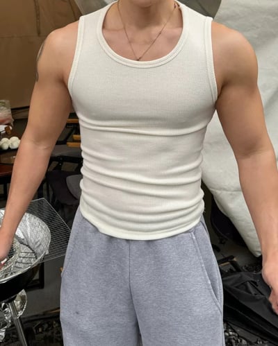修身高彈力肌肉背心6