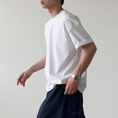 肩線前移立體版型素面T5