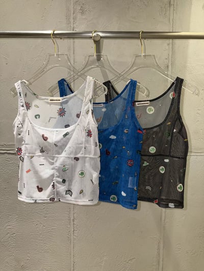 韓國🇰🇷Pop Art Mesh Tank11