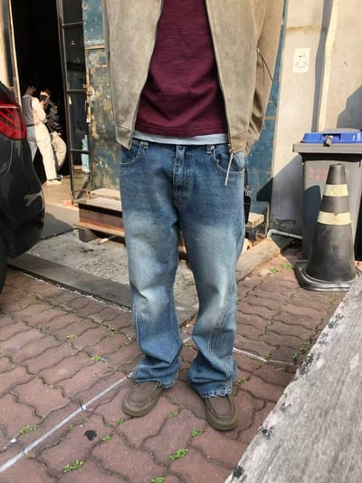 日式喇叭丹寧PT3