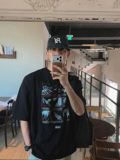 Rock Grid Tee 搖滾九宮格1