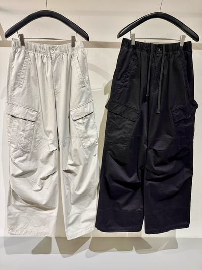 高階斜褶口袋工裝街頭休閒褲4