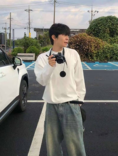 【🇰🇷】短版boxy 素色打底長T5