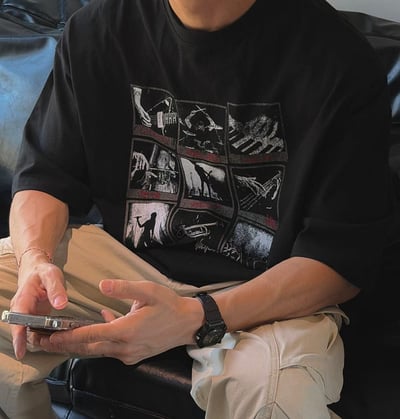 Rock Grid Tee 搖滾九宮格3
