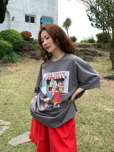 韓國🇰🇷Summer Cream Tee 🍦3