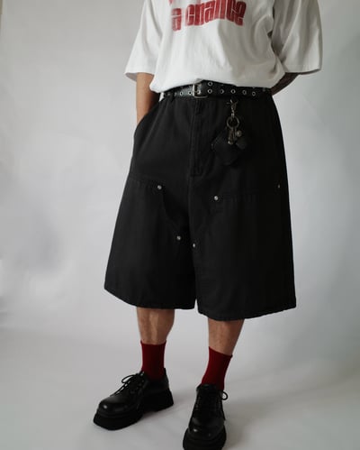 【fuchun】【🇰🇷】鉚釘設計百搭直筒短褲4