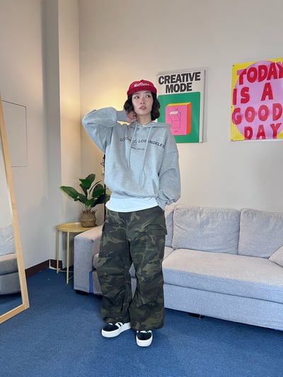 立體剪裁 迷彩工裝褲4