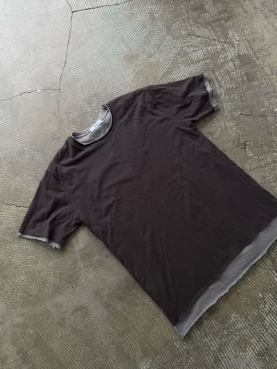 撞色層次假兩件上衣3