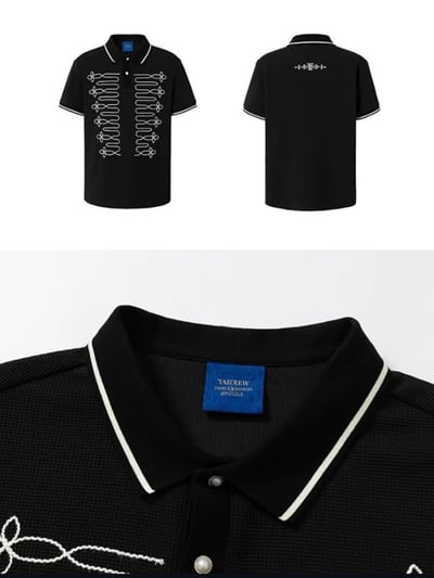 YADCREW 刺繡Polo衫5