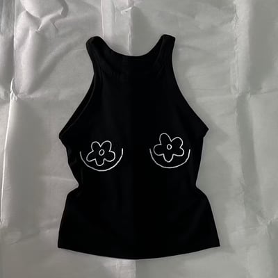 🇹🇭🌼 手工花卉刺繡背心5