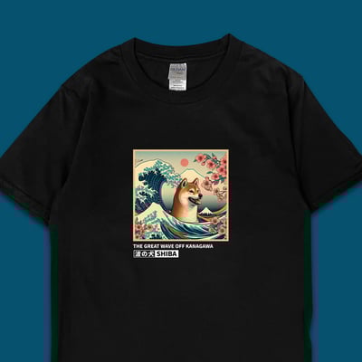 (短T)浮世繪柴犬 yarn有夠寶3