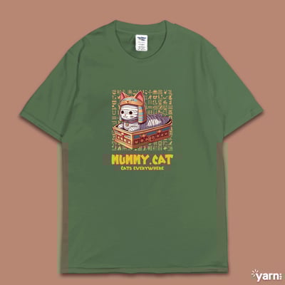 (短T)貓木乃伊 yarn有夠寶6