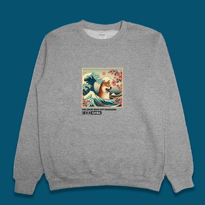 (大學T)浮世繪柴犬 yarn有夠寶4