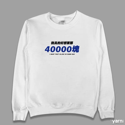 (大學T)我真的好想要那40000塊 yarn有夠寶3