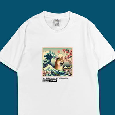 (短T)浮世繪柴犬 yarn有夠寶4