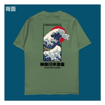 (短T)神奈川沖浪裏 yarn有夠寶9