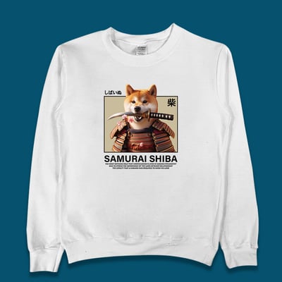 (大學T)柴犬武士 yarn有夠寶3