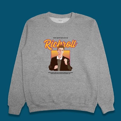 (大學T)瑞克搖 yarn有夠寶4