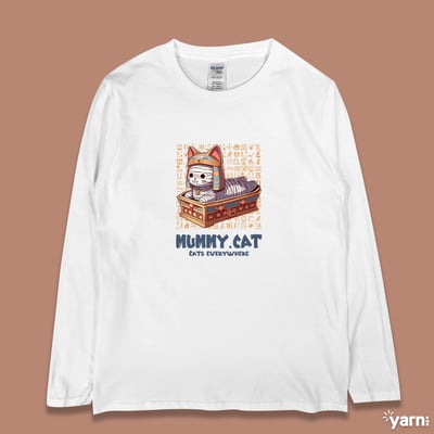 (長T)貓木乃伊 yarn有夠寶1