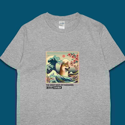 (短T)浮世繪柴犬 yarn有夠寶5