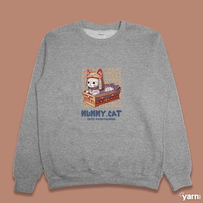 (大學T)貓木乃伊 yarn有夠寶1