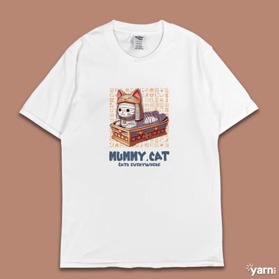 (短T)貓木乃伊 yarn有夠寶4