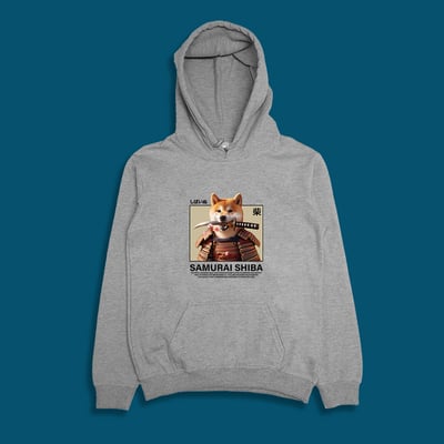 (連帽上衣)柴犬武士 yarn有夠寶3