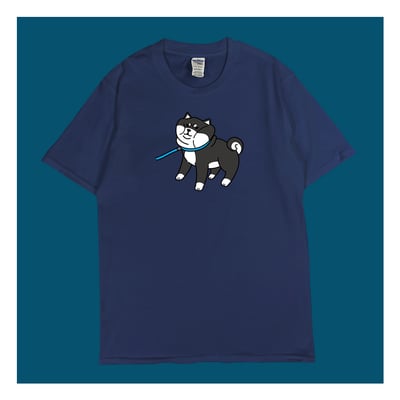 (短T)柴不走 yarn有夠寶(黑柴款)5