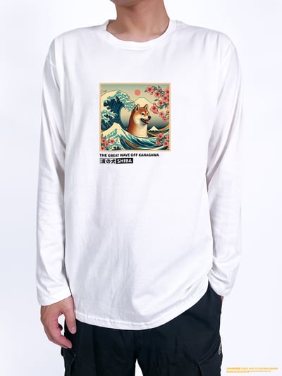 (長T)浮世繪柴犬 yarn有夠寶2