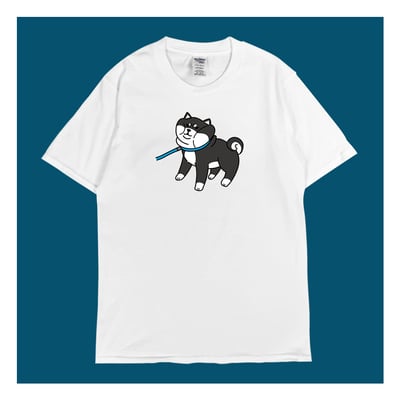 (短T)柴不走 yarn有夠寶(黑柴款)3