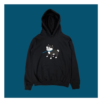 (連帽上衣)柴不走 yarn有夠寶(黑柴款)4