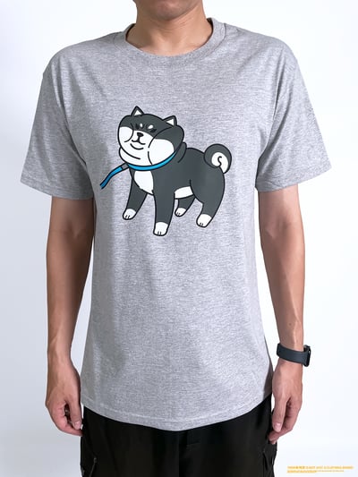 (短T)柴不走 yarn有夠寶(黑柴款)2