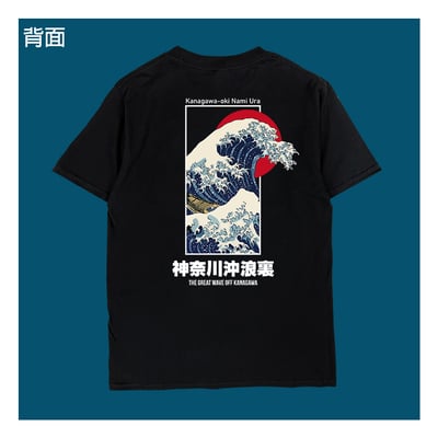 (短T)神奈川沖浪裏 yarn有夠寶1