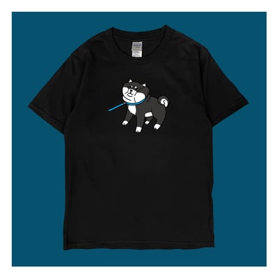 (短T)柴不走 yarn有夠寶(黑柴款)4