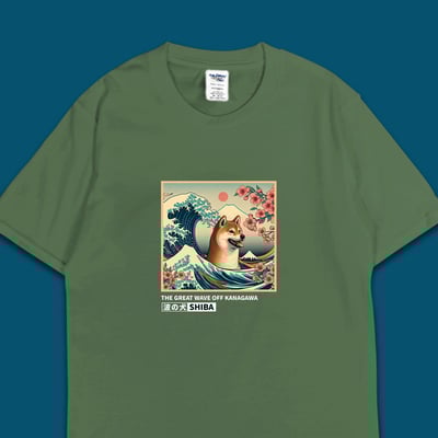 (短T)浮世繪柴犬 yarn有夠寶6