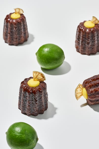 【初心】可麗露--無敵綜合4入盒-【原味.巧克力.檸檬.開心果】2