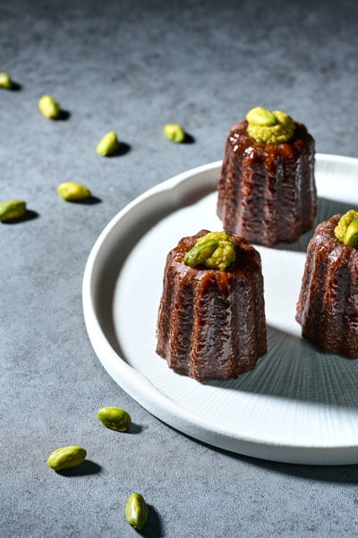 【初心】可麗露--無敵綜合4入盒-【原味.巧克力.檸檬.開心果】4